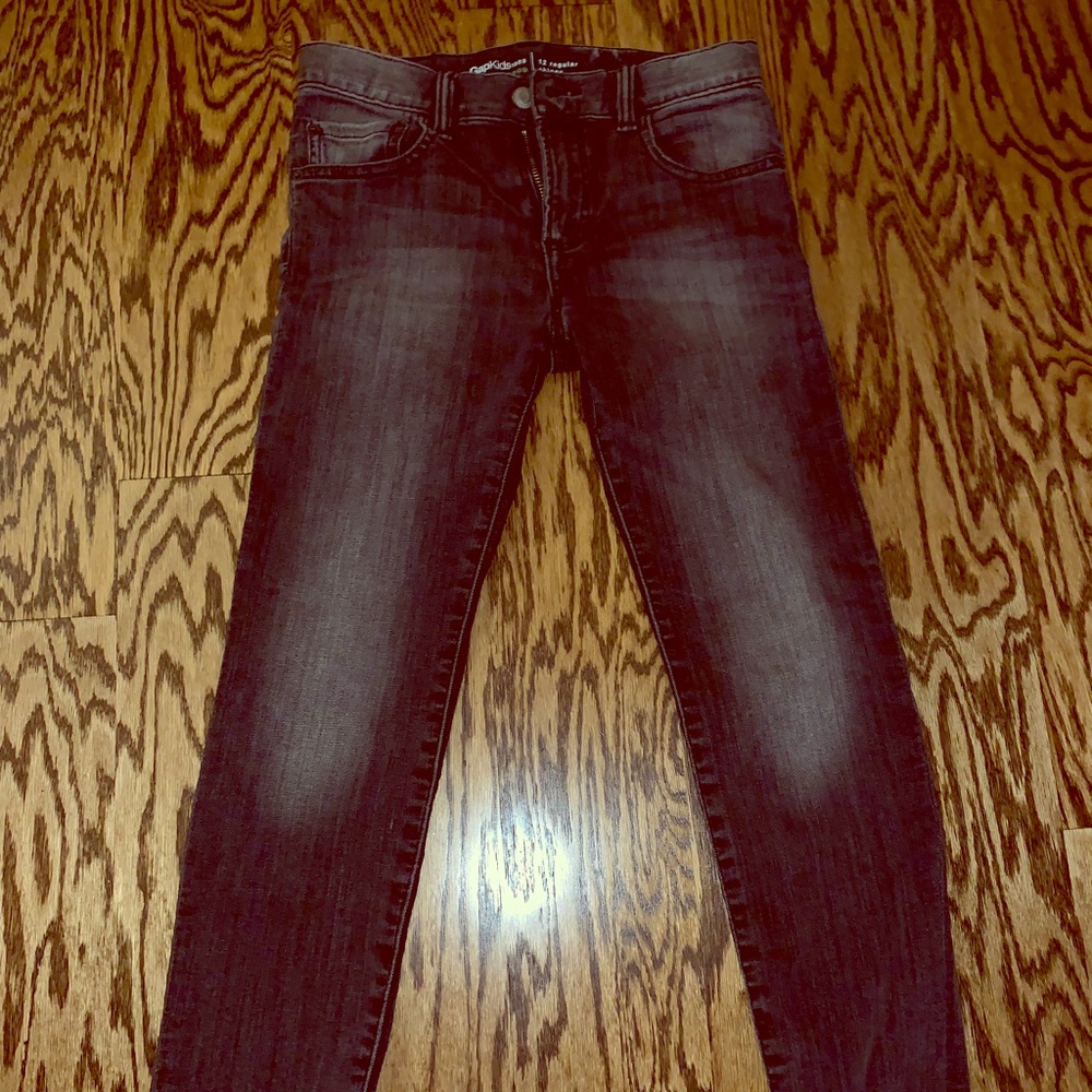 Boys black/gray jeans